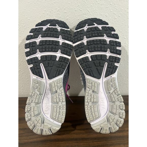 Brooks Ghost 10 Womens Size 11.5 B Running Shoes Grey Purple 1202461B028 EUC - Picture 12 of 13